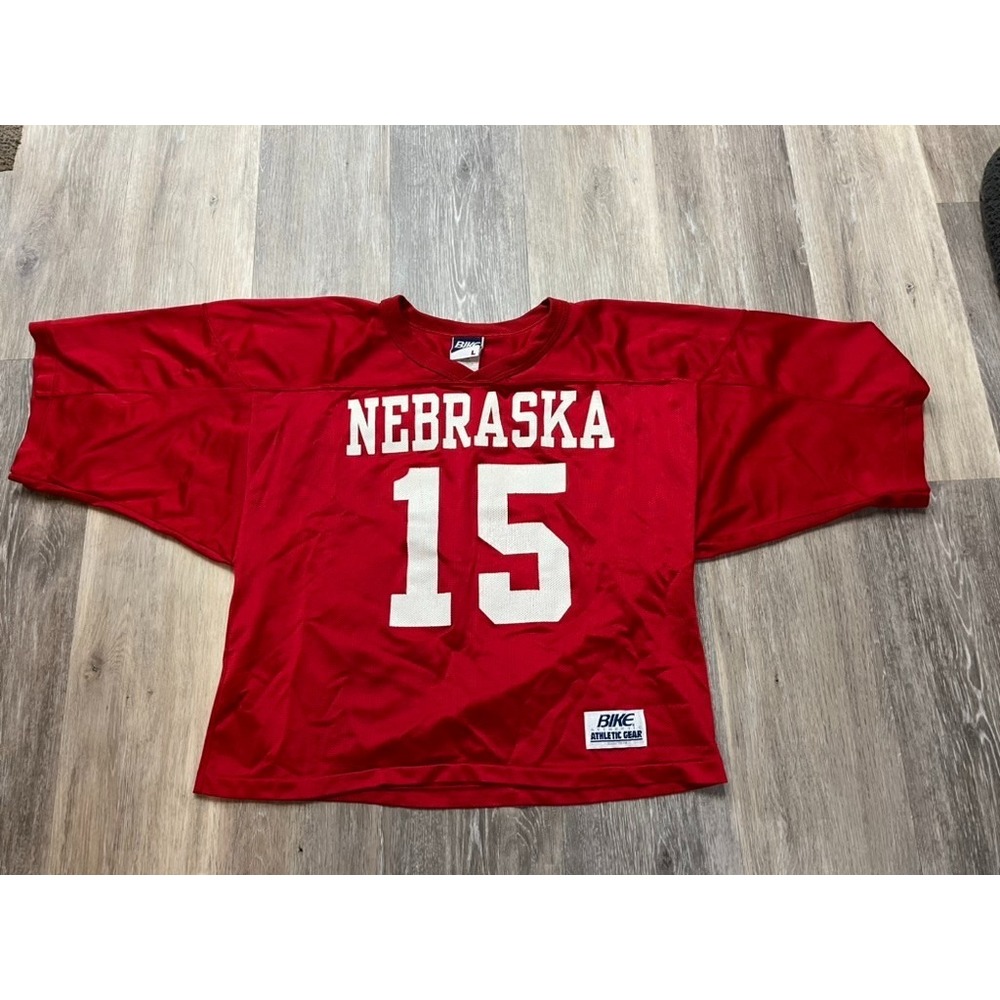 Vintage University of Nebraska Cornhuskers Tommie Frazier Football Jersey Size L